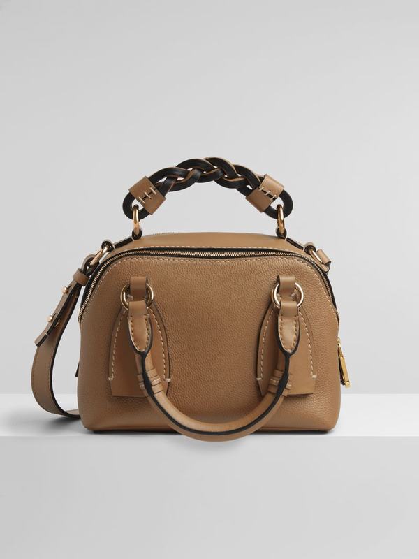 Chloé Bolsos Mujer Daria Marrones Suede Cowhide VBOT17480